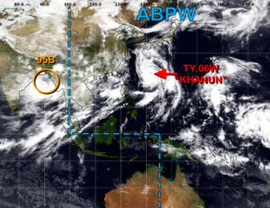 米軍台風6号予想2023年7月31日-2