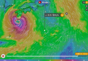 Windy 予想図 2023年7月31日